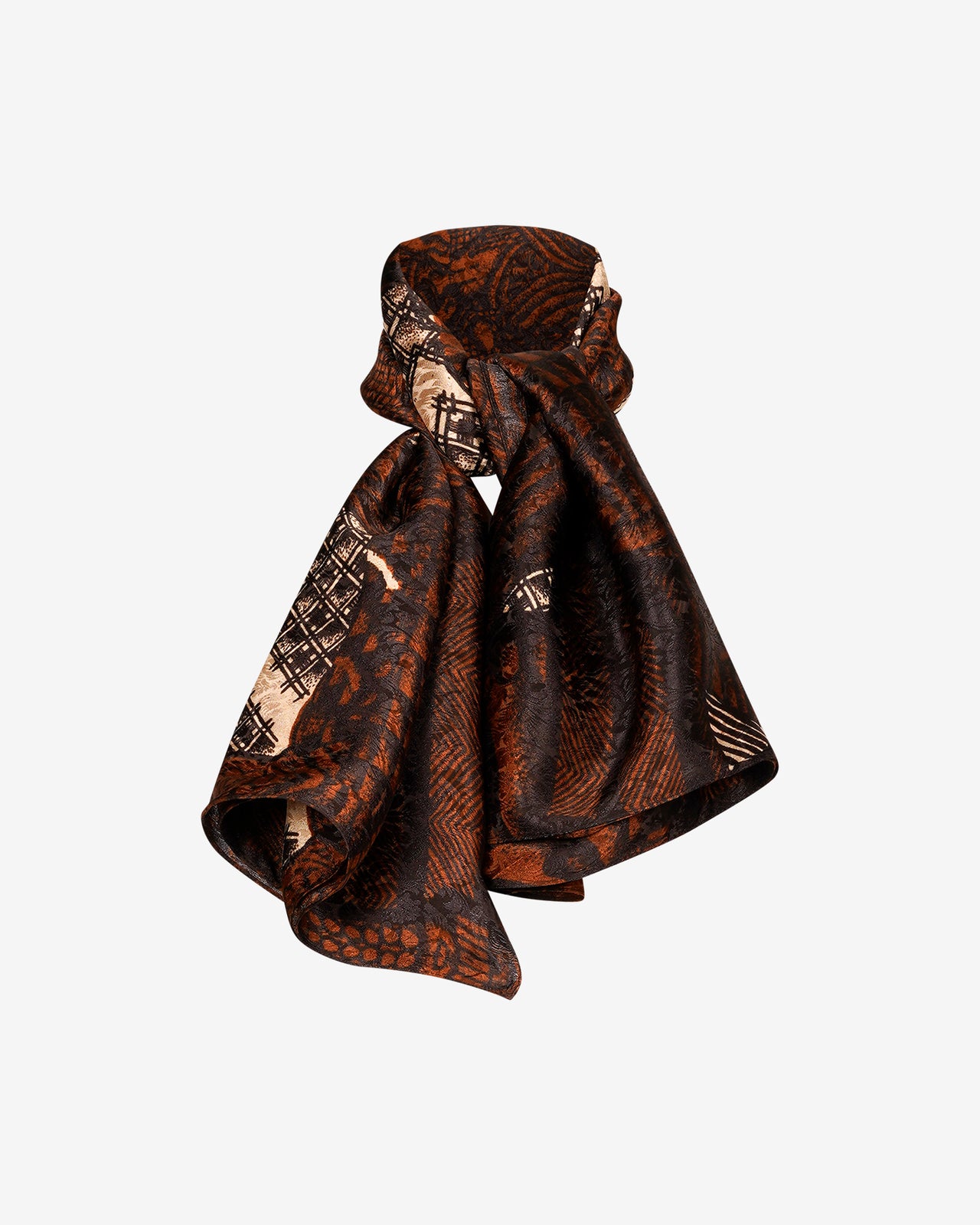 Foulard Ambre - Terracotta : Long foulard aux couleurs de l'automne Mes Demoiselles - Image 6