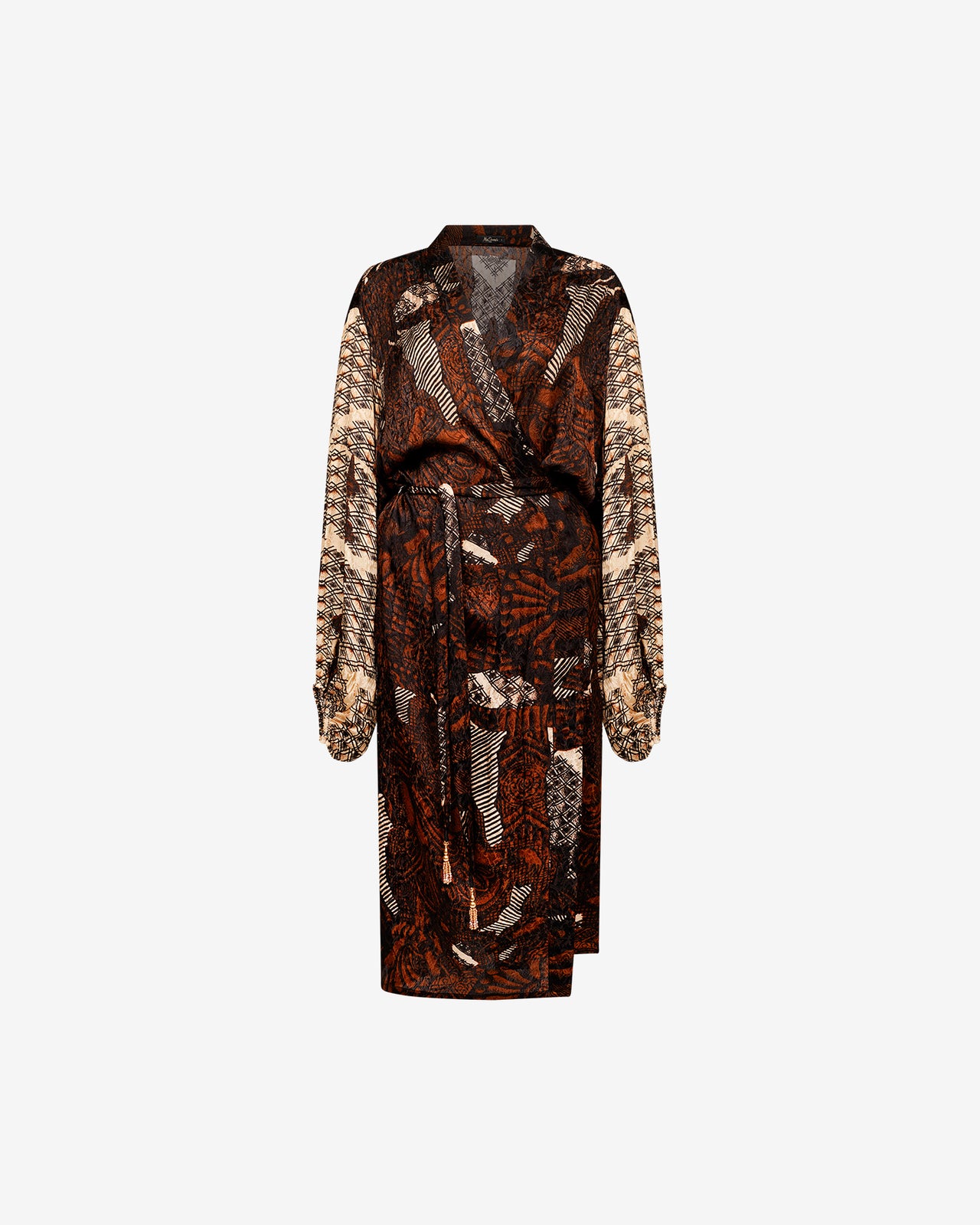 Kimono Anthra - Terracotta : Kimono en viscose aux couleurs vibrantes Mes Demoiselles - Image 6