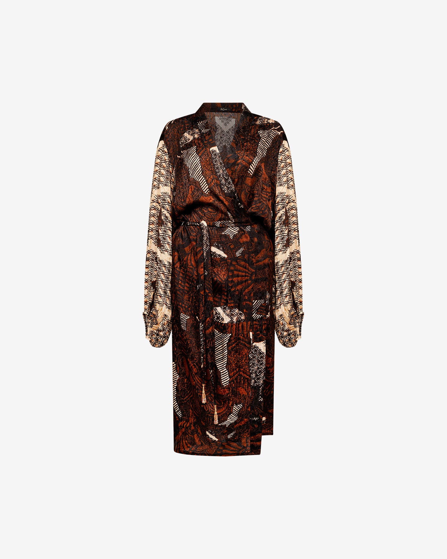 Kimono Anthra - Terracotta : Kimono en viscose aux couleurs vibrantes Mes Demoiselles