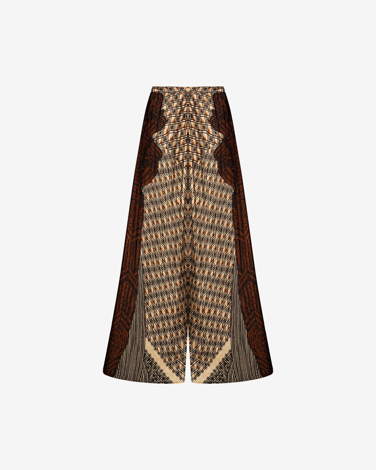 Pantalon Astra - Terracotta : Pantalon large aux imprimés couleurs nature Mes Demoiselles - Image 6