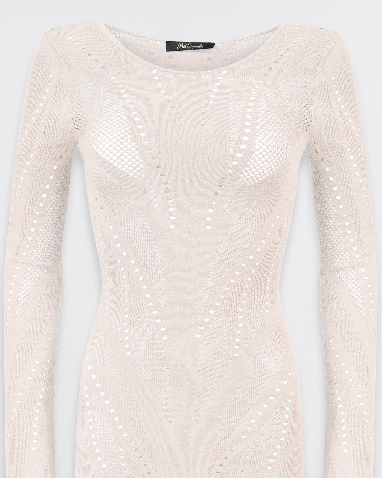 Robe en délicate pointelle de couleur ivoire : Robes Mes Demoiselles - Image 2