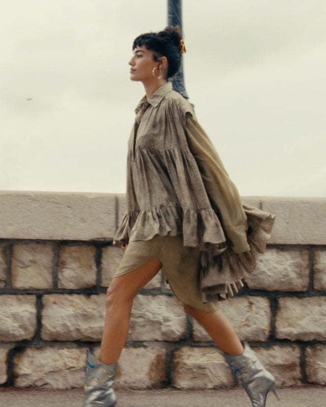 Blouse Debo - Taupe - Image 1