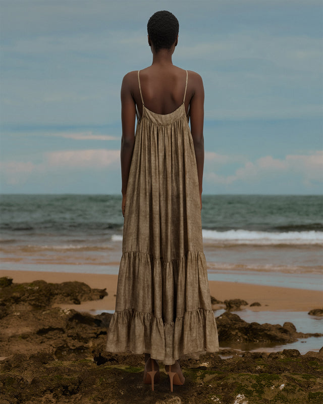 Robe Divali - Taupe - Image 3