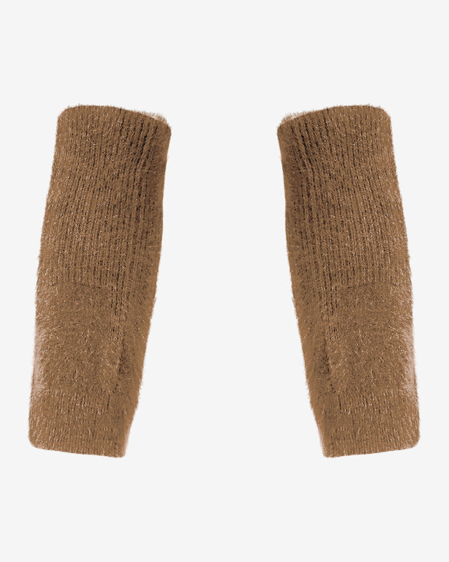 Mitaine en laine de raccoon marron - Accessoires Mes Demoiselles - Image 3