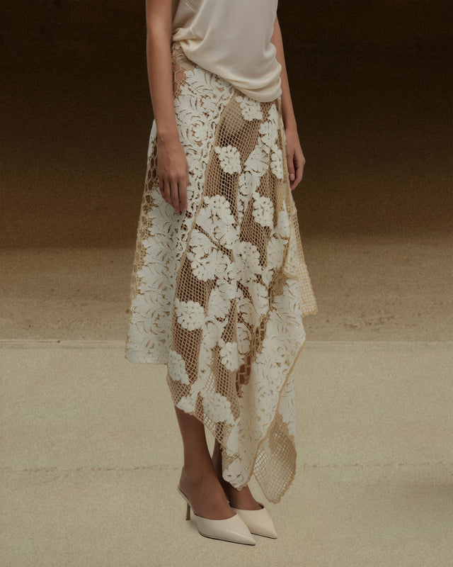 Dreux Scarf - Ivory - Image 2