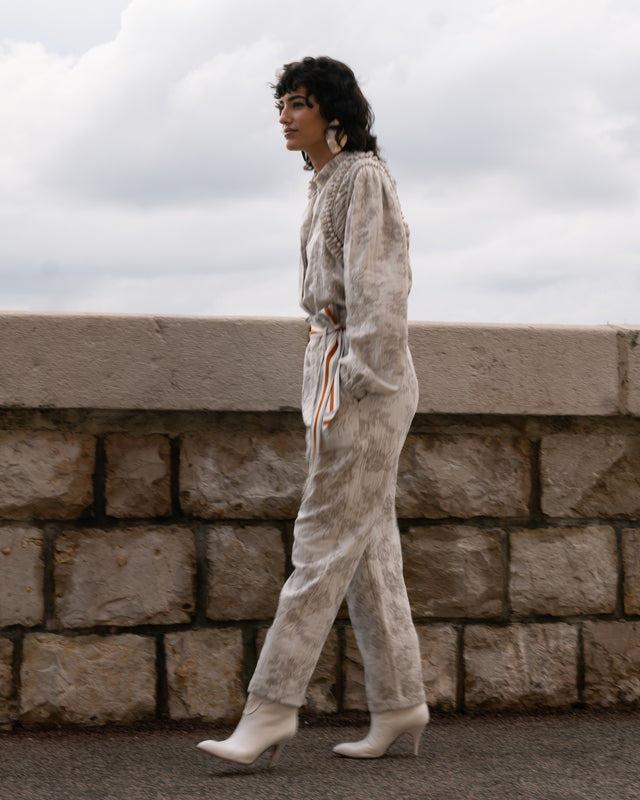 Pantalon Edal - Porcelaine - Image 3