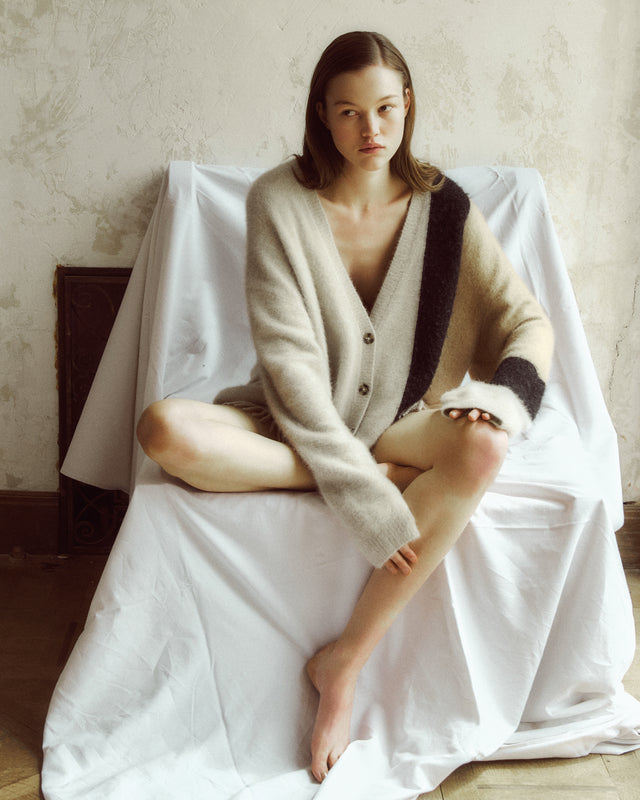 Fowler Cardigan - Ecru - Image 1