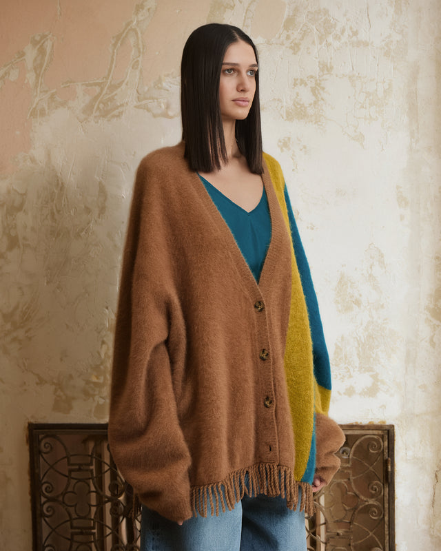 Fowler Cardigan - Camel - Image 2