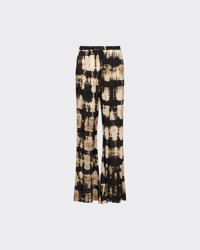 Pantalon Furil - Beige : Pantalon imprimé tye&dye Mes Demoiselles - Dernière image