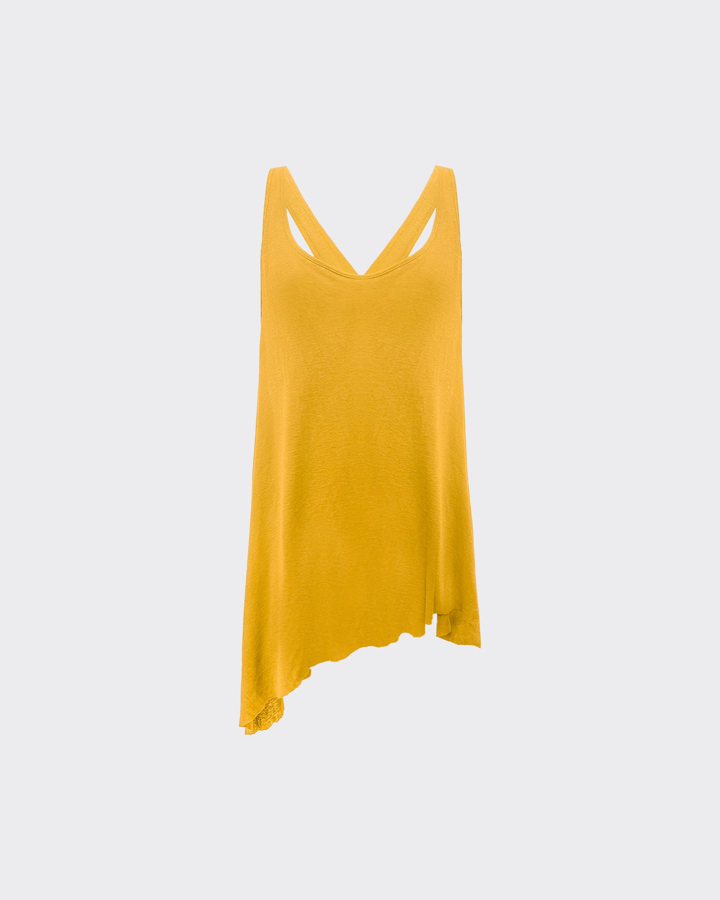 Top Juno - Ocre : Débardeur ocre au tombé impeccable Mes Demoiselles