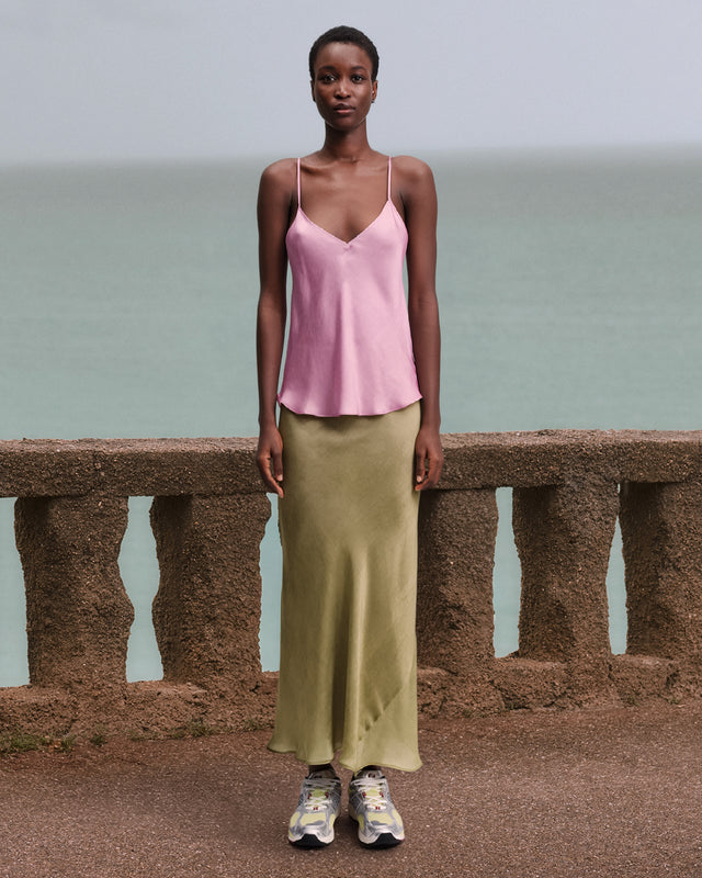 Orelle Skirt - Khaki Olive - Image 1