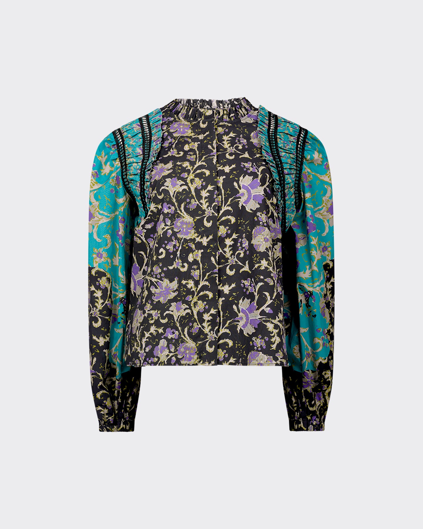 Pom Shirt - Turquoise