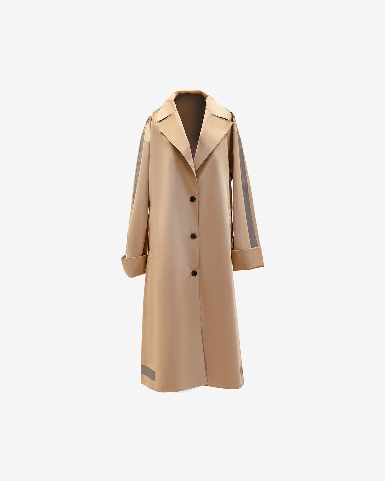 Manteau Stanley - Beige : Imperméable déperlant kaki beige Mes Demoiselles - Image 7