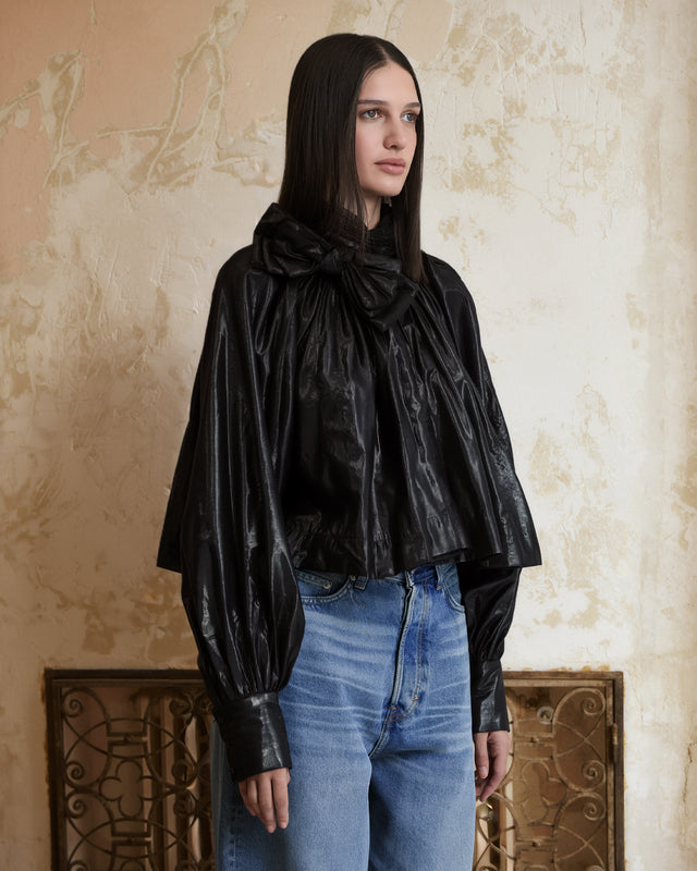 Virginie Blouse - Black - Image 2
