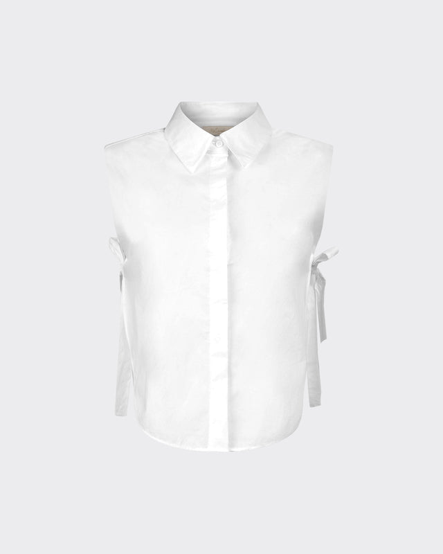 Chemise Wilou - Blanc : Top chemise à poser sur les épaules Mes Demoiselles - Image 3