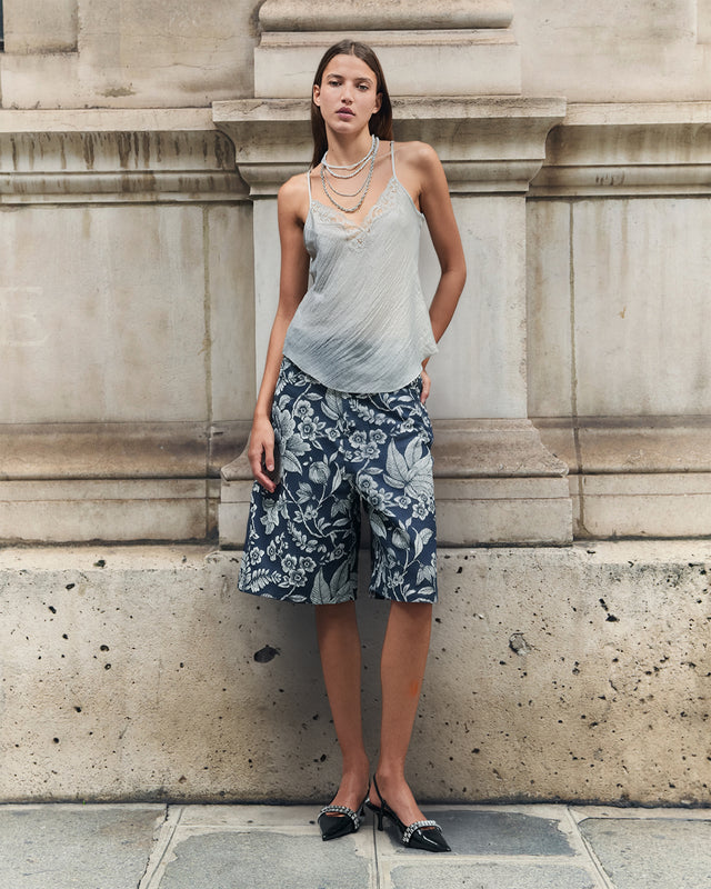 Didi Bermuda Shorts - Blue - Image 1