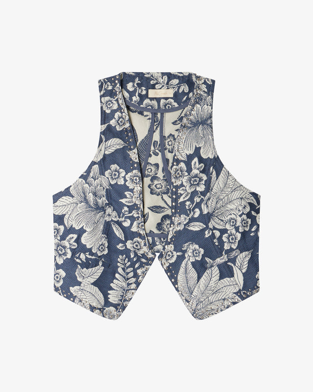 Drea Vest - Blue - Image 1