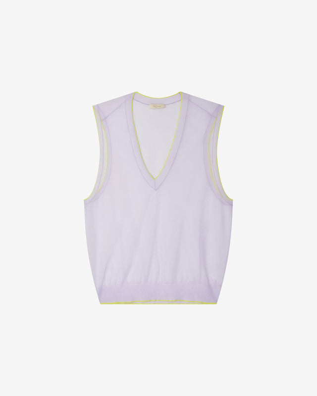 Gladys Vest - Lilac - Image 1