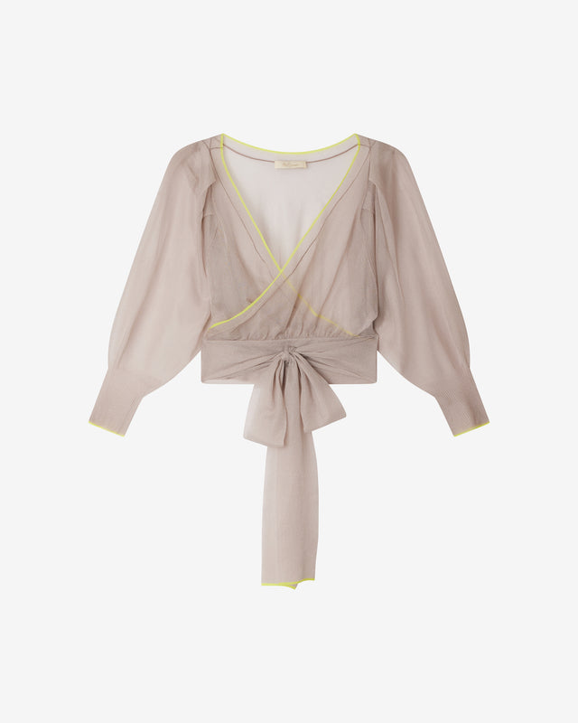 Glafira Cardigan - Taupe - Image 1