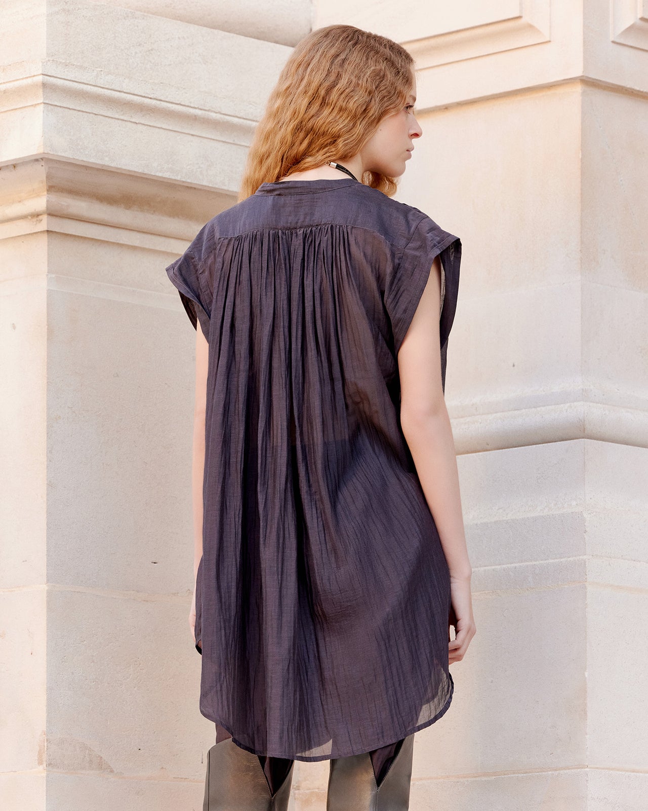 Chemise Lana - Gris Violine - Image 6