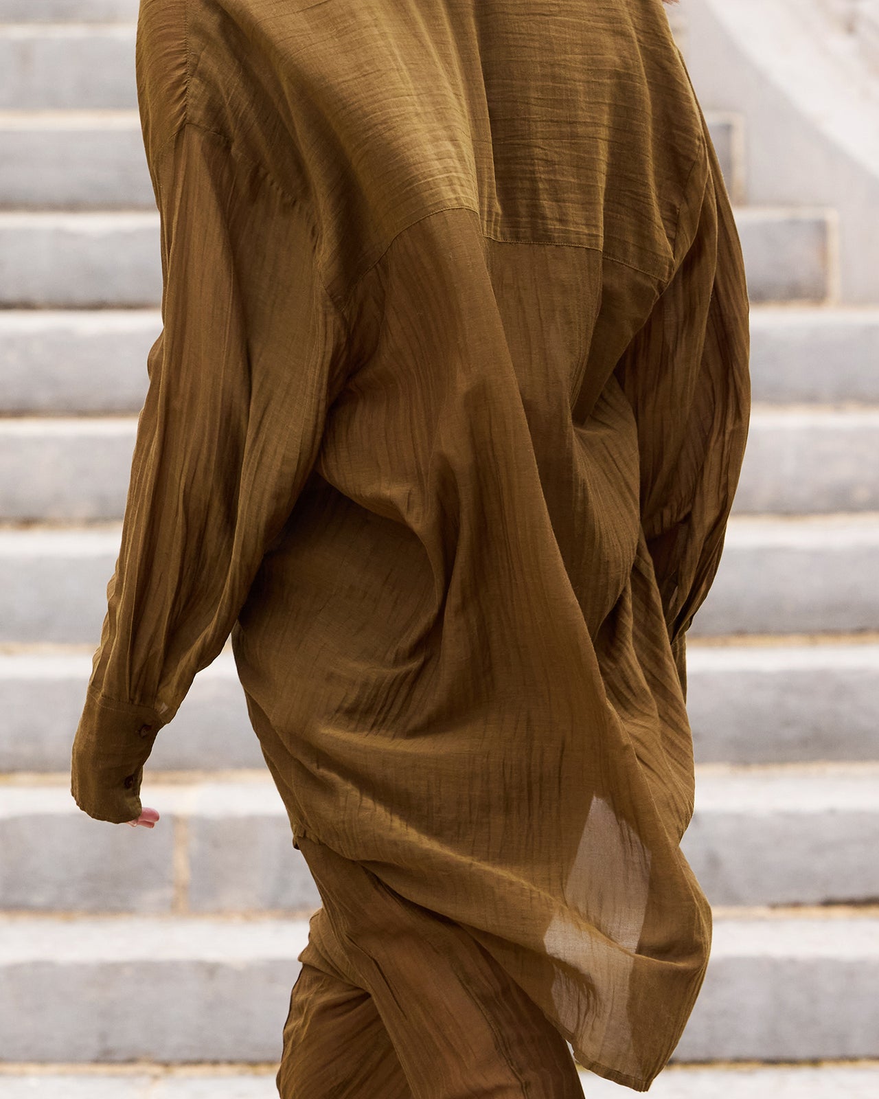 Shirt Lao - Olive Brown - Image 3