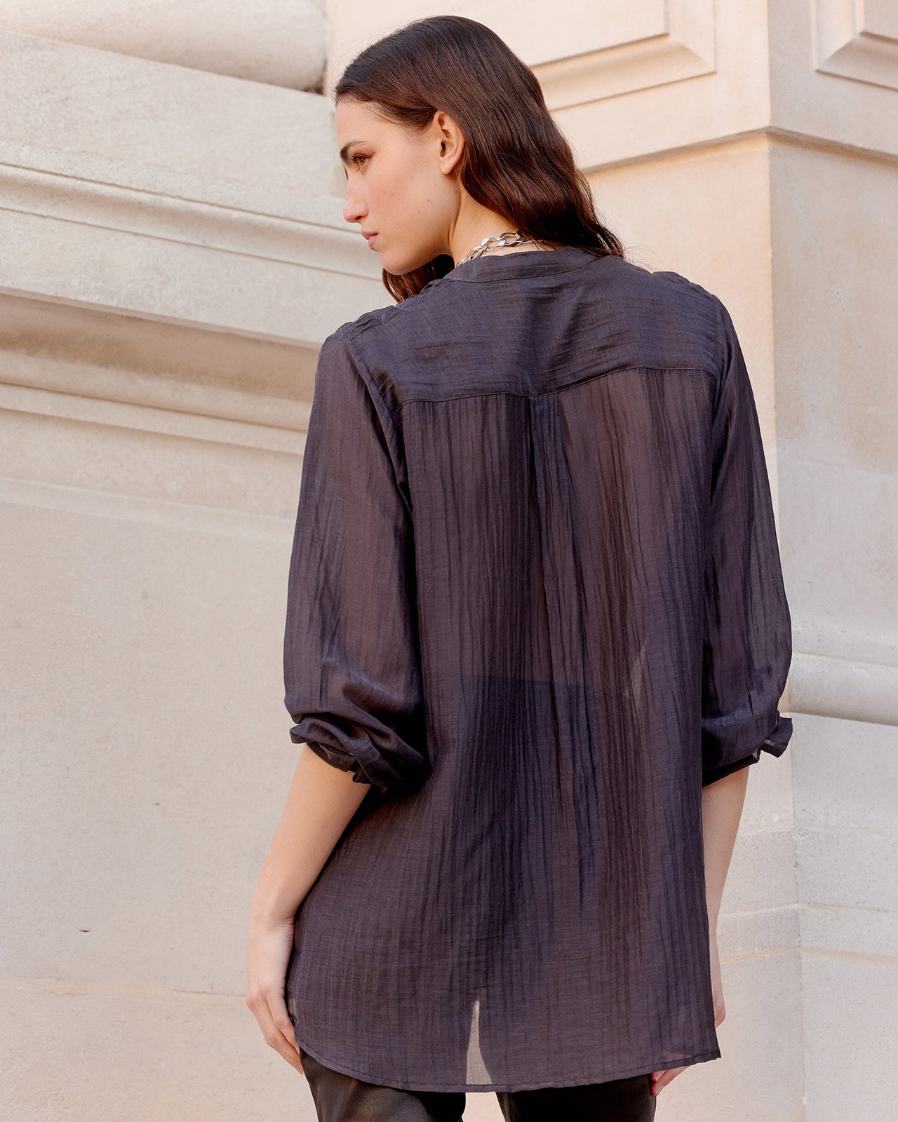 Chemise Lenny - Gris Violine - Image 4