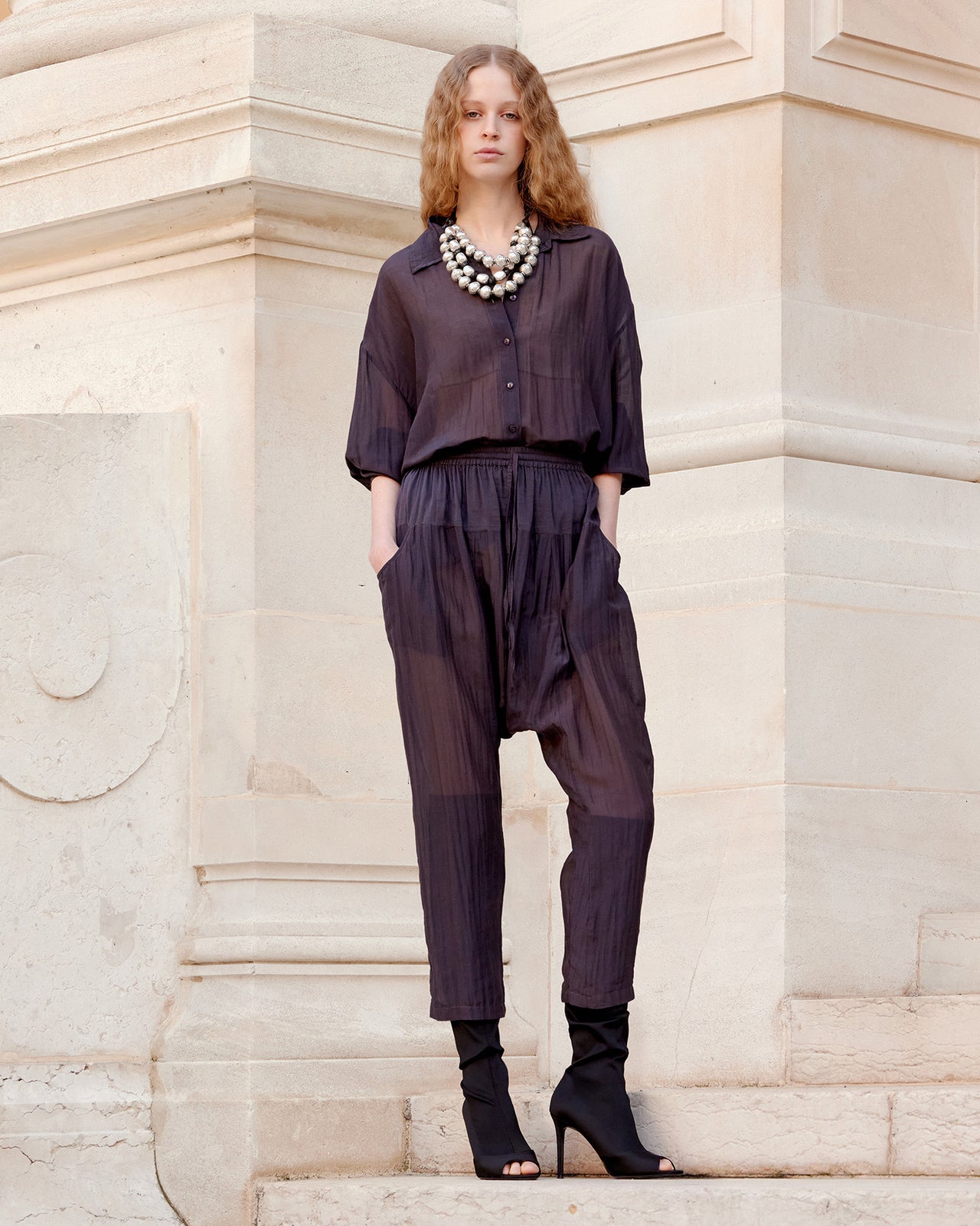 Pantalon Loana - Gris Violine - Image 1