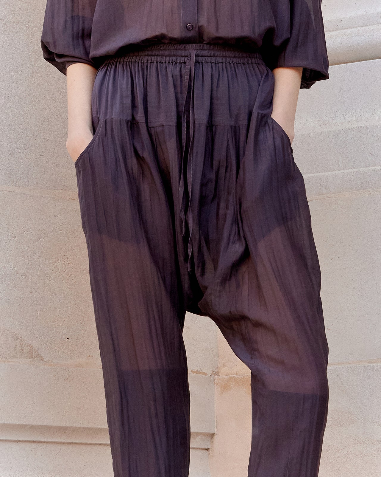 Pantalon Loana - Gris Violine - Image 4