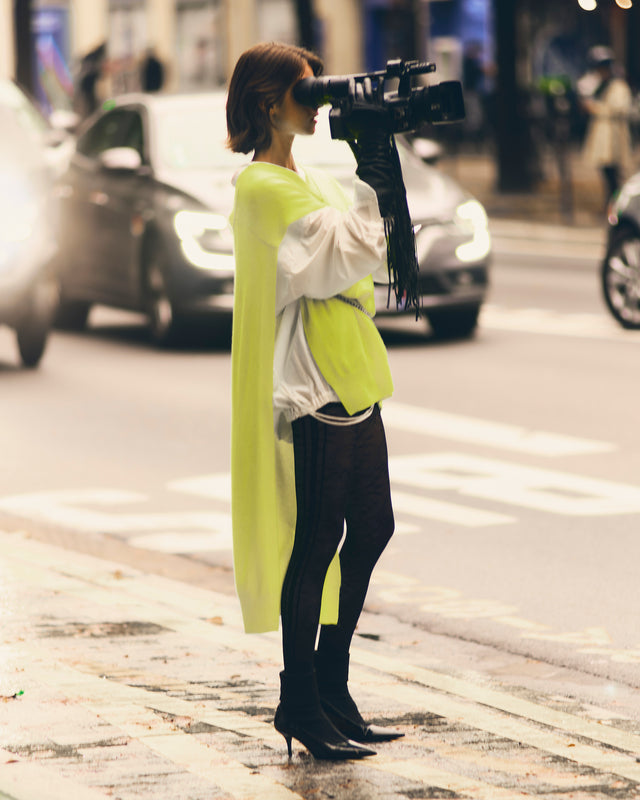 Poncho Neko - Jaune - Image 1