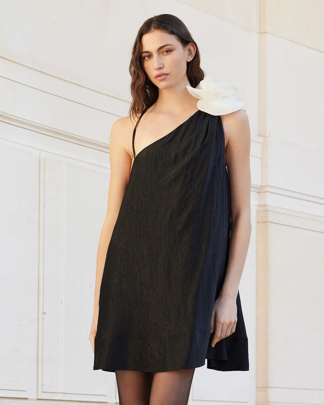 Robe Poesie - Noir - Image 3