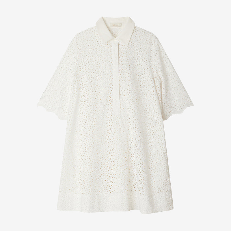 Rose Dress - White