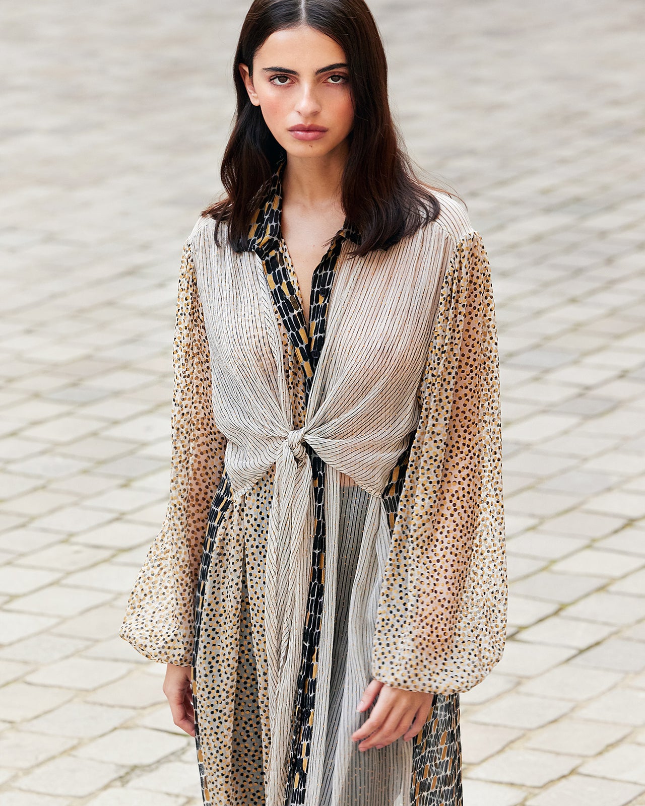 Dress Samiba - Beige - Image 4