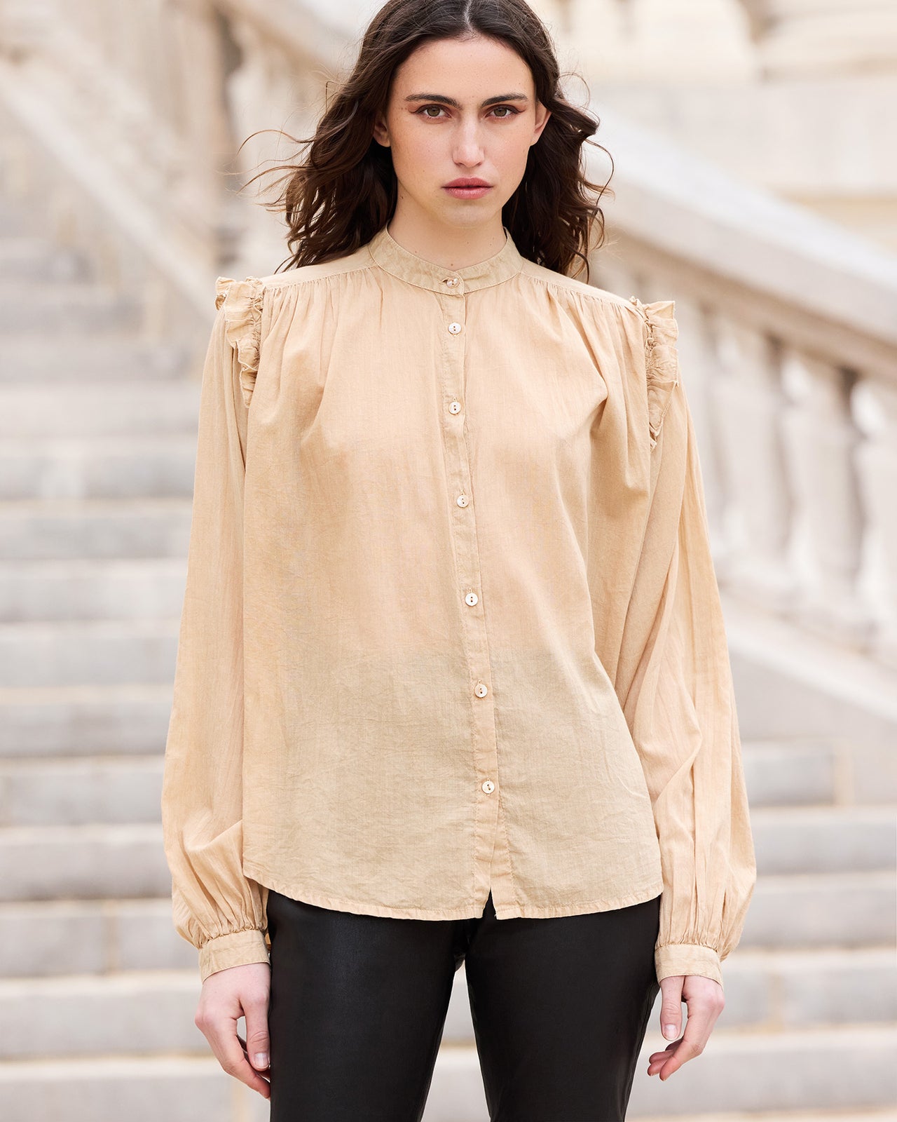 Chemise Sati - Beige - Image 3