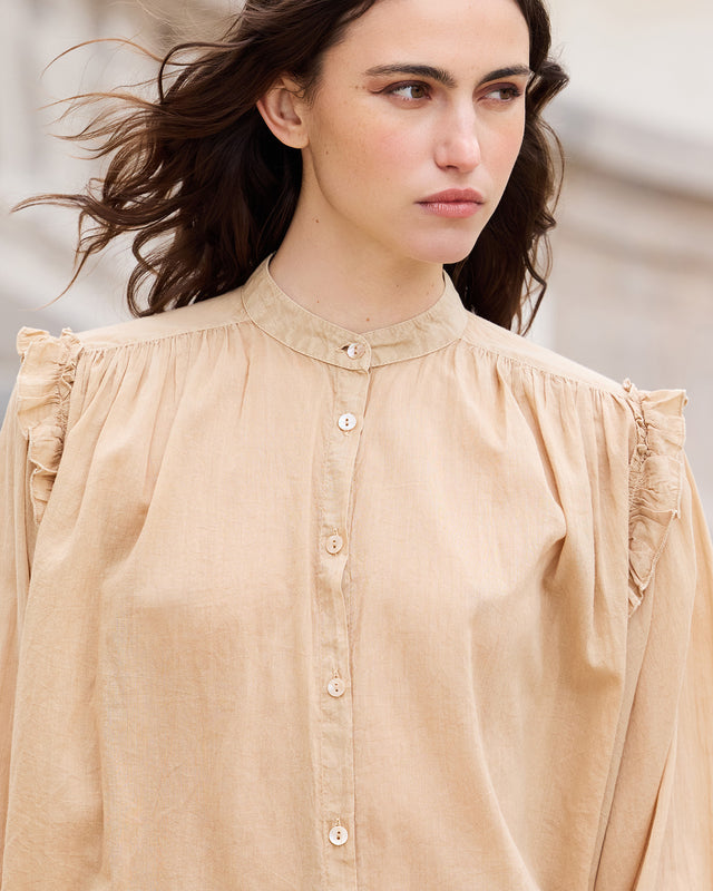 Shirt Sati - Beige - Image 3