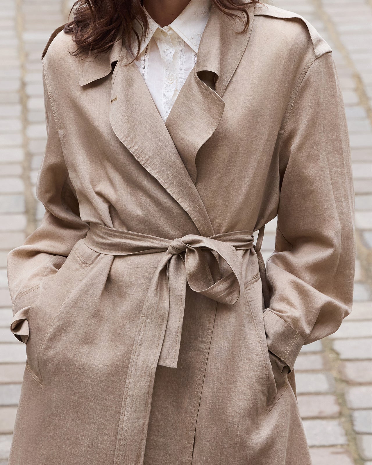 Manteau Soleil - Marron - Image 3
