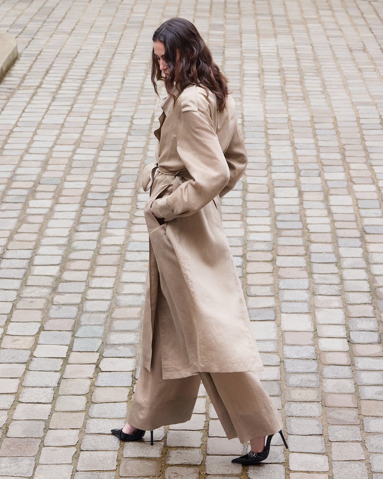 Manteau Soleil - Marron - Image 5