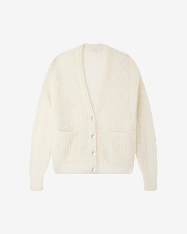 Cardigan Arisse - Ivoire - Dernière image
