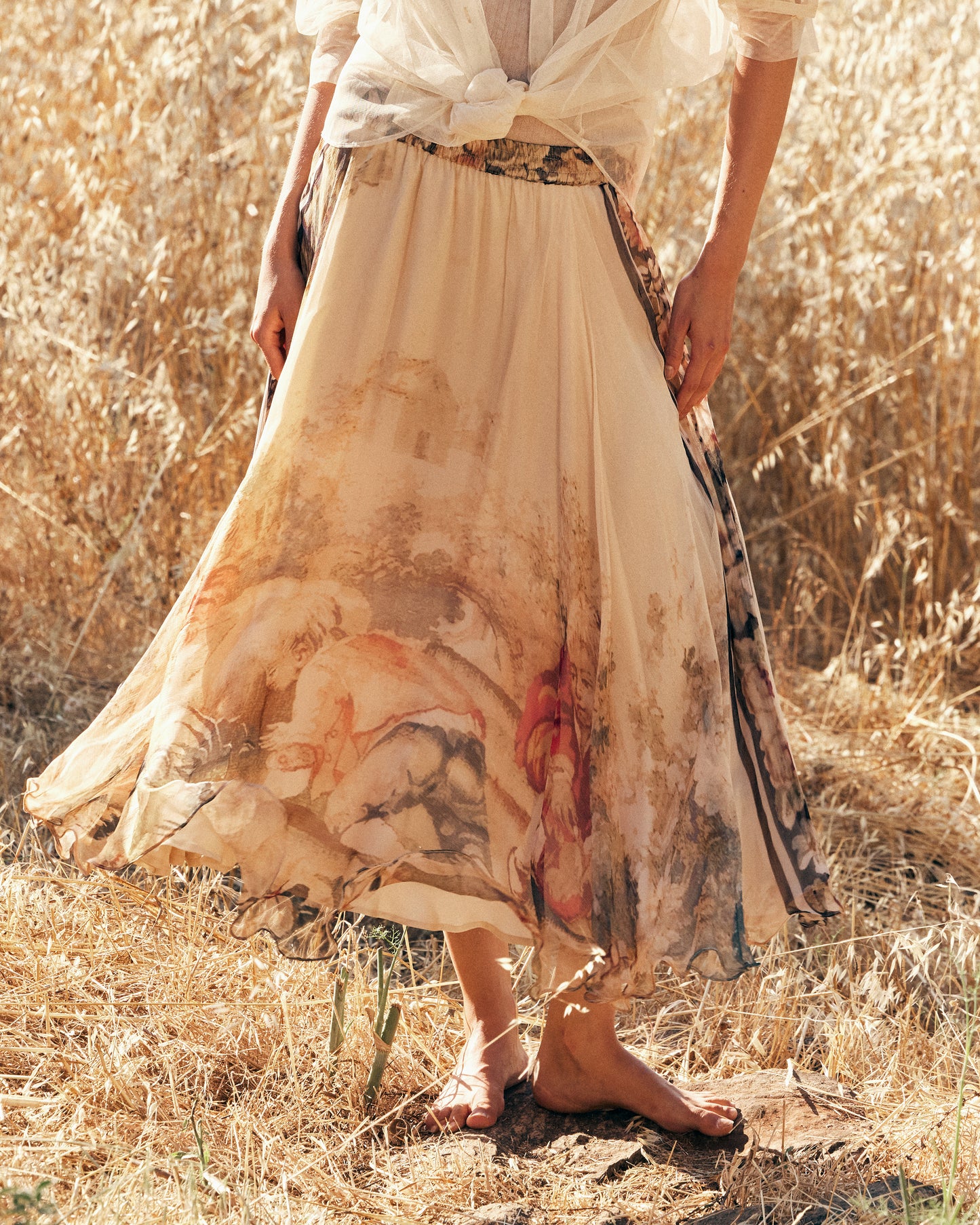 Averly Skirt - Beige