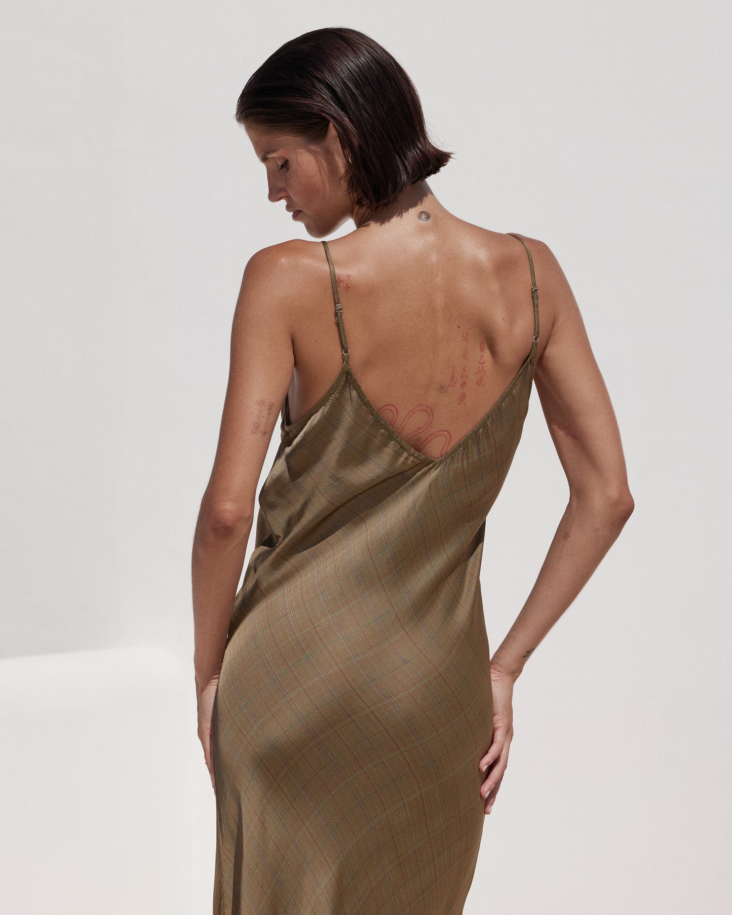 Bella Dress - Khaki