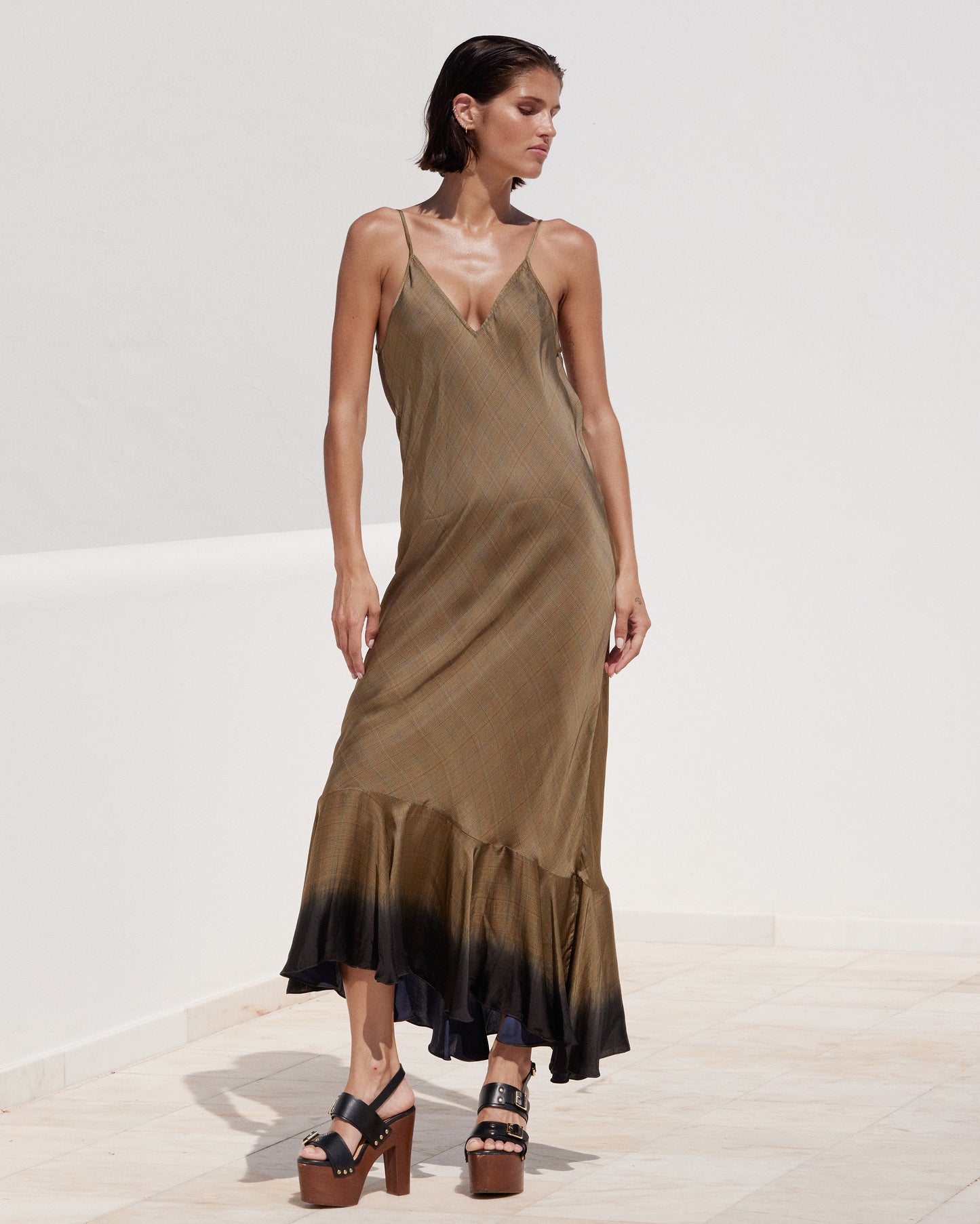 Bella Dress - Khaki