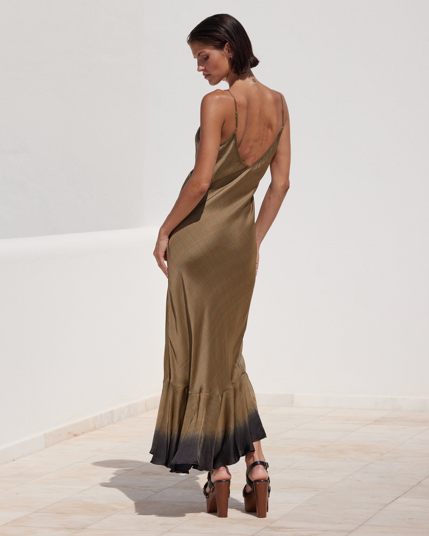 Bella Dress - Khaki