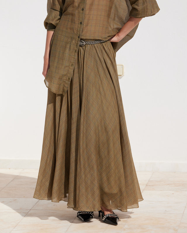 Brex Skirt - Khaki - Image 2