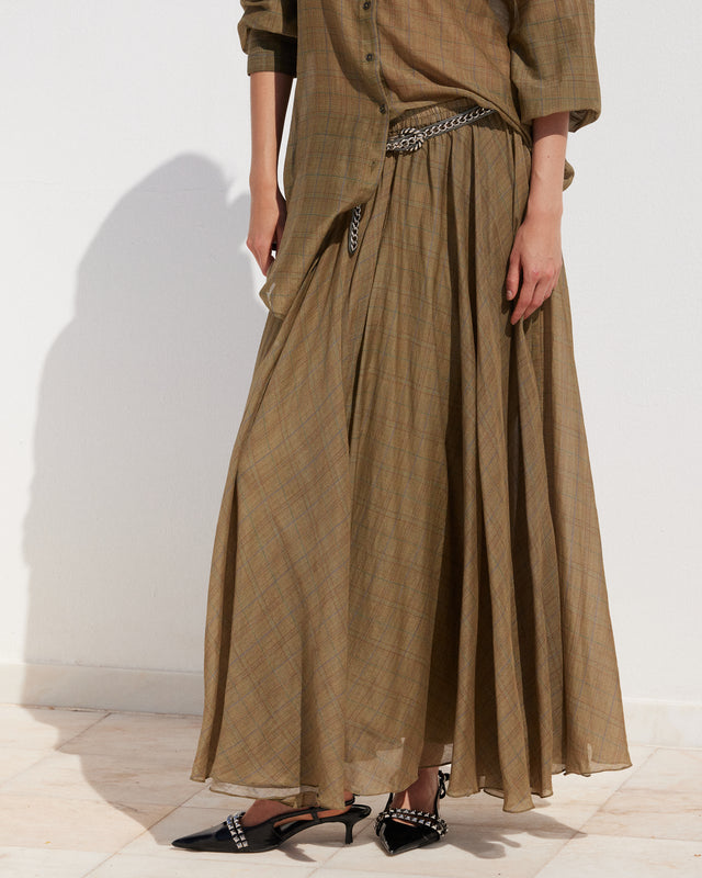 Brex Skirt - Khaki - Image 3