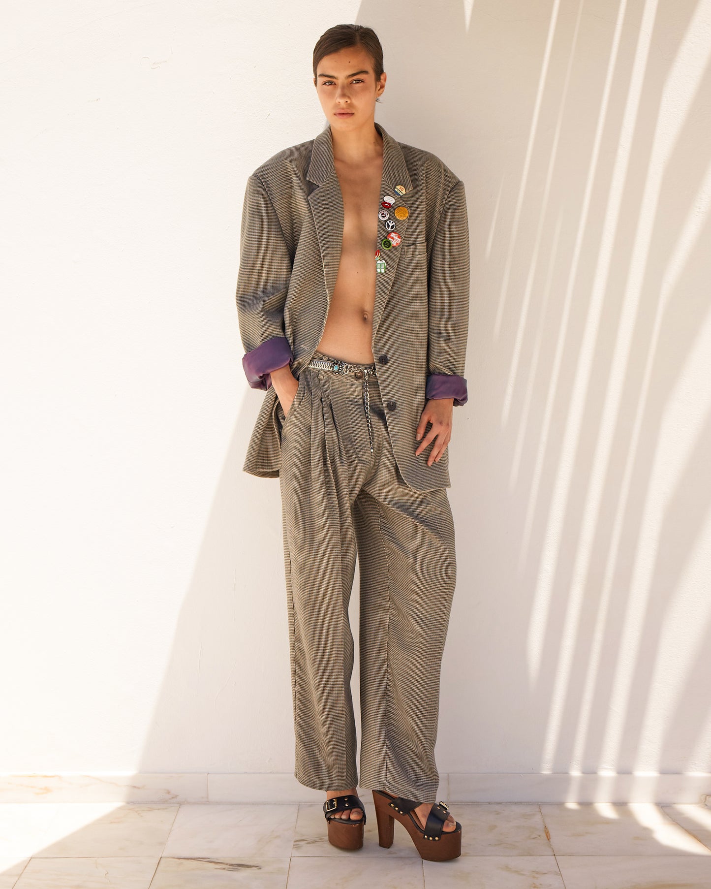 Class Pants - Taupe