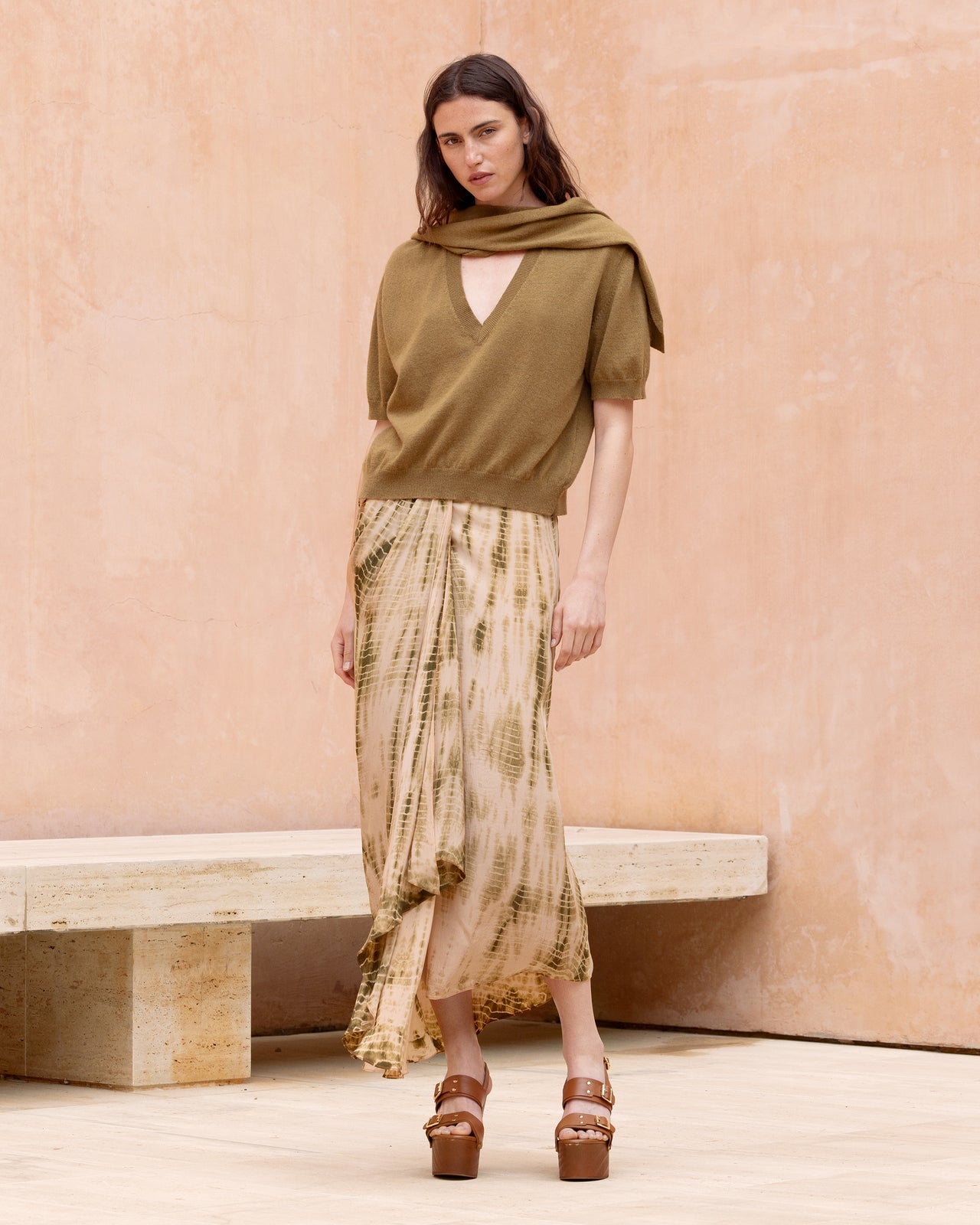 Clooney Skirt - Beige - Image 1