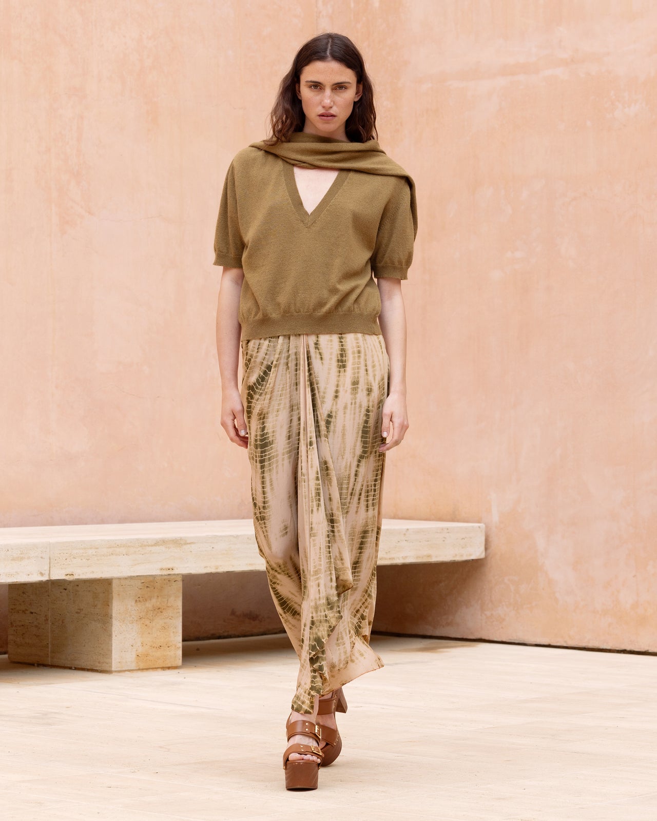 Clooney Skirt - Beige - Image 3