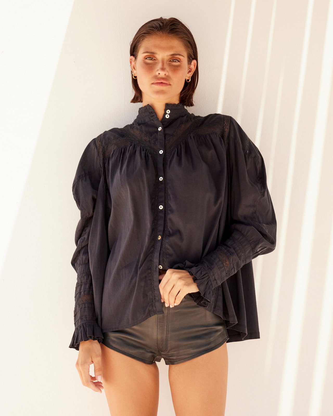 Crum Shirt - Black - Image 2