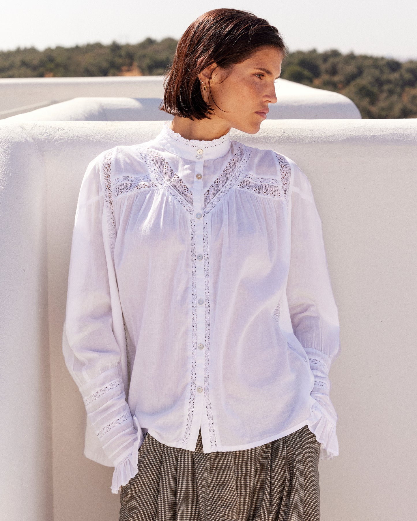 Crum Shirt - Ivory