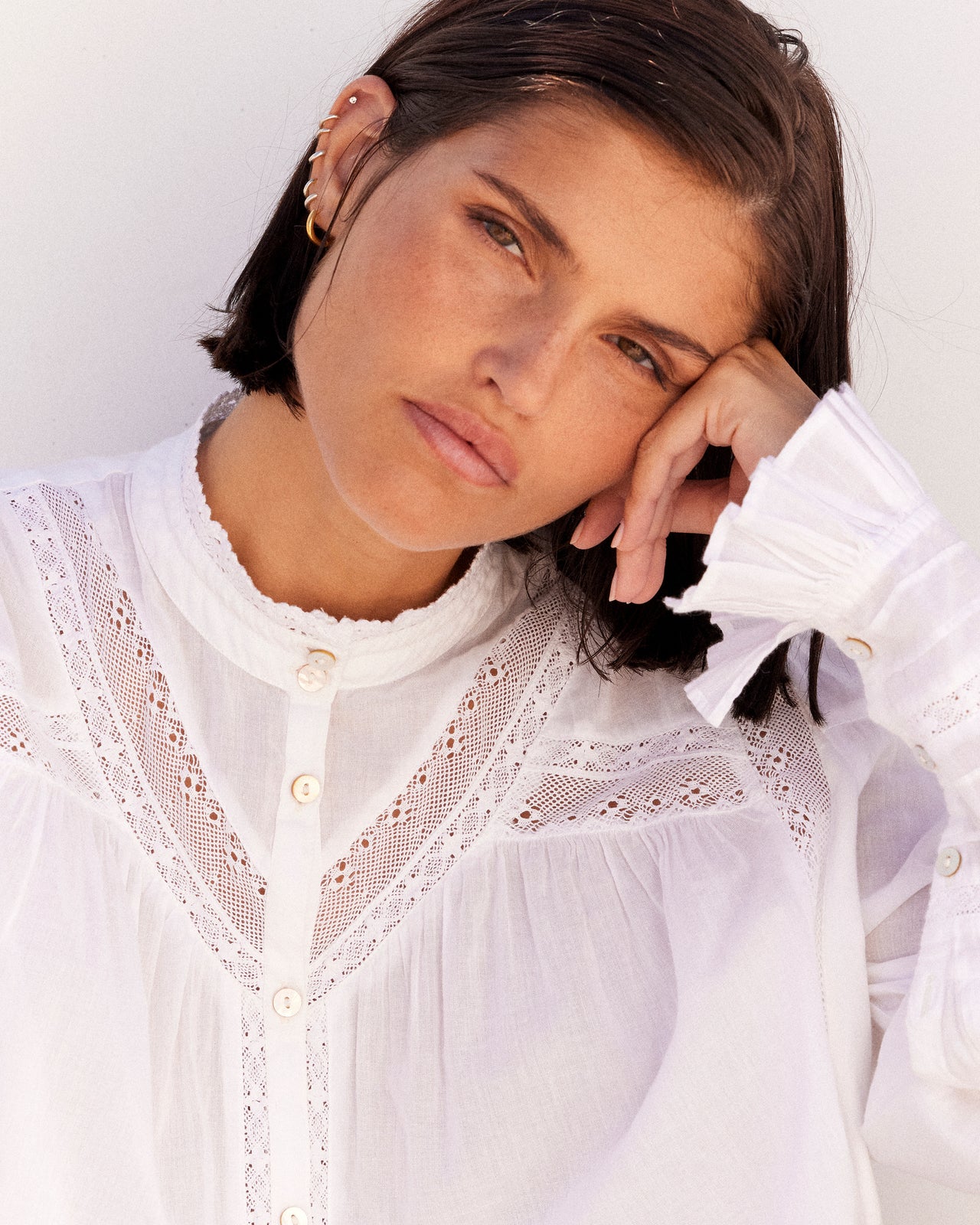 Crum Shirt - Ivory - Image 12