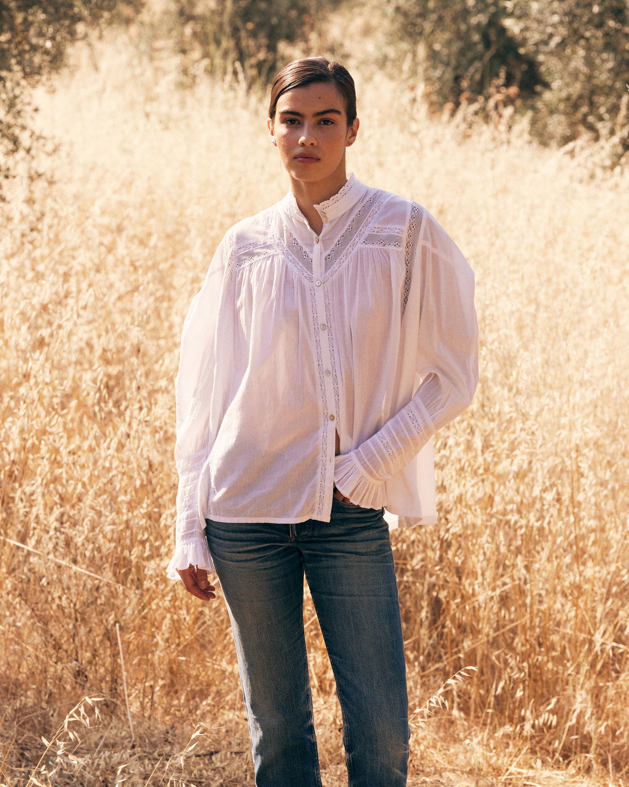 Crum Shirt - Ivory - Image 5
